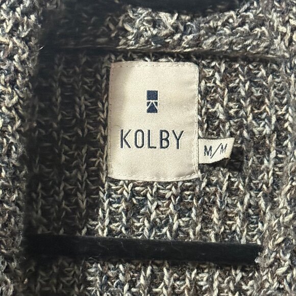 Men's Shawl Collar Knit Cardigan - Kolby - Size M - Like New - Picture 4 of 4